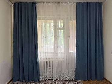 Комплект штор, С тюлем в комплекте, Готовое изделие, Для балкона