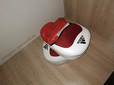 Перчатки: Боксерская лапа - ADIDAS Материал изготовления: натуральная 100% кожа — 5