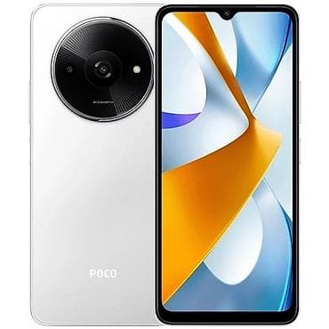 кружка с фото: Poco C61, Б/у, 64 ГБ, цвет - Белый — 1