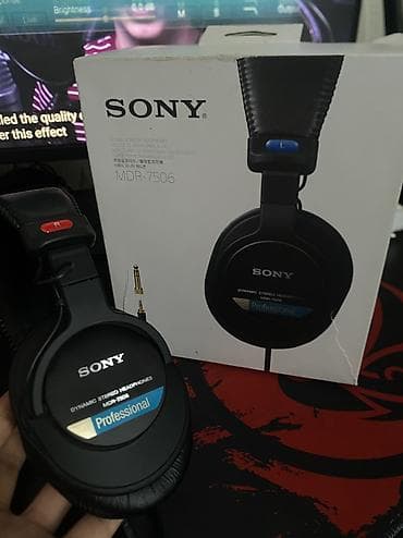 behringer b 5: Проводные полноразмерные наушники, Sony, Б/у, цвет - Черный — 1