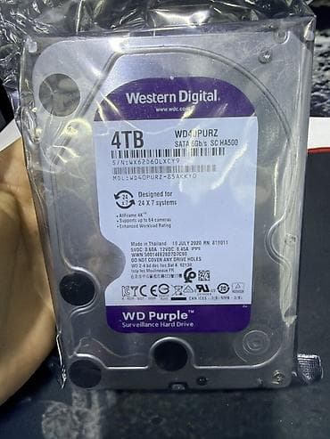 Накопитель, Новый, Western Digital (WD), HDD, 4 ТБ, 3.5", Для ПК