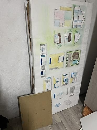 домашние костюмы: Планшет для архитектуры. - Формат — крупный и Маленький 1 шт. 50x50 — 1