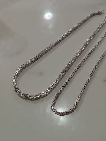 бонбоньерки из сухофруктов: Цепочка, Проба 925, Мужские, Б/у — 5