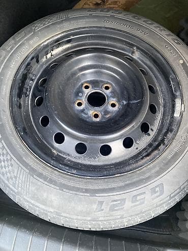 89 2: Колеса в сборе 205 / 60 / R 16, Запаска, Легковые, Железные, отверстий - 5 — 1