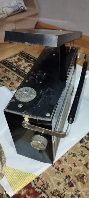 старый планшет: Радиоприемник, проигрыватель "МРИЯ" СССР СОВЕТСКИЙ ВИНТАЖ редкий — 3