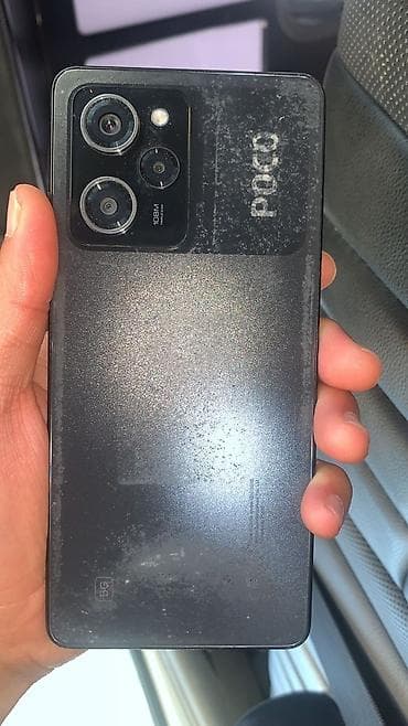 13 iphone: Poco X5 Pro 5G, Б/у, 256 ГБ, цвет - Серый, 2 SIM — 1