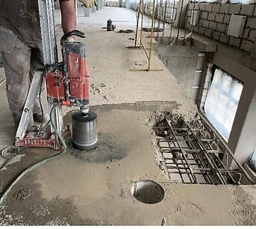 Ремонт окон и дверей: Алмазное бурение/сверление бетона, ж/б, кирпича - Аккуратные ровные — 4