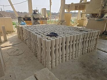 бабл шар: Готовая балясина, Материал: Сары-Таш, Для тапчана, Стиль: Квадратная, Новый — 9