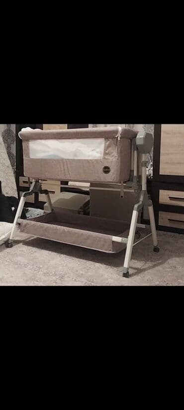 скоро: Люлька, Б/у, Колыбель, Металл, цвет - Коричневый, Самовывоз — 1