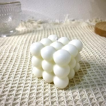 восковые свечи: Ароматическая свеча «Bubble Cube» — стильный акцент для интерьера. - — 6