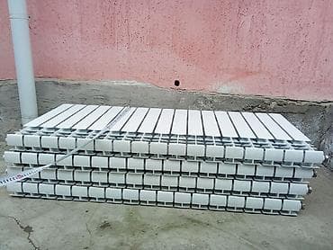 moda home collection: Алюминиевые радиаторы, Б/у, Количество секций: 8 шт, Высота: 60 см, Тип подключения: Боковое — 1