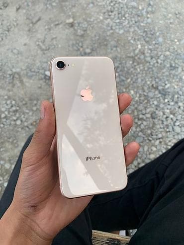 poco pad x1: IPhone 8, Б/у, 256 ГБ, Золотой, Защитное стекло, Чехол — 2