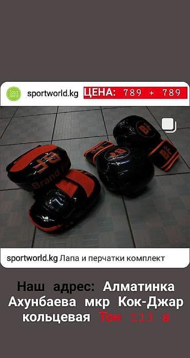 Новое поступление в спортивный магазин SPORTWORLDKG Боксерские