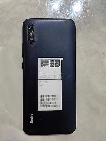 Redmi, Redmi 9A, Б/у, 64 ГБ, цвет - Черный, 2 SIM