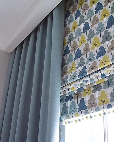 римские жалюзи: Лен, Изготовление на заказ, Для кухни — 1