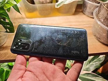 galaxy a 7: Redmi, Redmi Note 10, Б/у, 128 ГБ, цвет - Синий, 2 SIM — 4