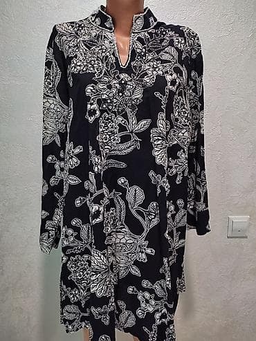 Рубашка, Туника, В цветочек, Индия