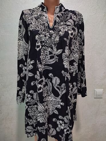 Спецодежда: Рубашка, Туника, В цветочек, Индия — 1