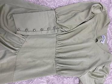 red centr: Вечернее платье, Короткая модель, С рукавами, L — 1