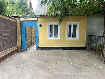Одноэтажный дом с отдельным двором и хозяйственными постройками. -
