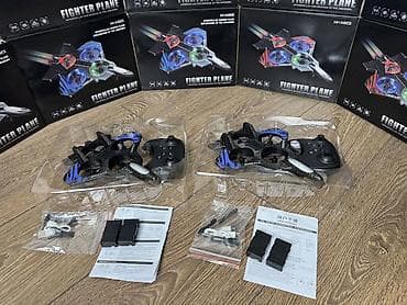 оптом игрушки: ✈️ Радиоуправляемый самолёт с LED-подсветкой 🔋🔋 2 аккумулятора в — 4