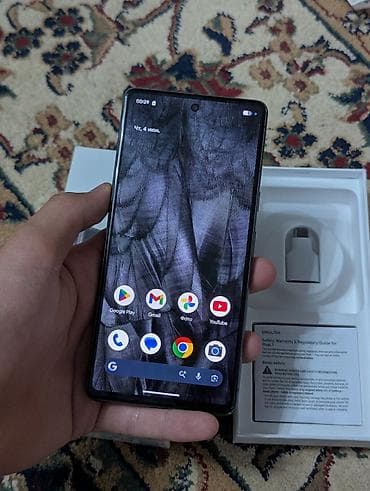 pixel fold: Google Pixel 7, Б/у, 128 ГБ, цвет - Черный, 1 SIM, eSIM — 3