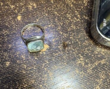 топазы голубого цвета: Куплю такой набор серьги кольцо голубой топаз Индия - Материал — 1