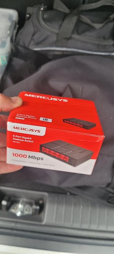 tp link c64: Коммутаторы Ethernet 1) Mercusys MS105G. 1500 сом - Настольный — 1