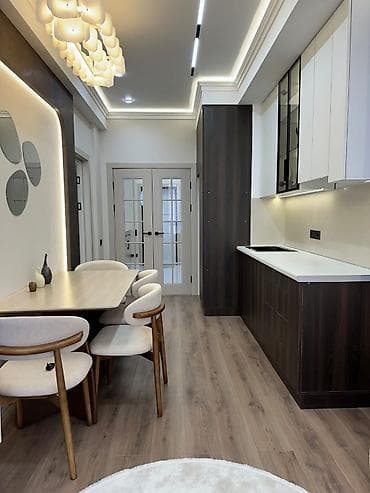 seven development: Студия, 49 м², Асанбай мкр Элитка, 13 этаж, Дизайнерский ремонт — 1