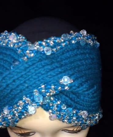 брендовые вещи оригинал: Новая Красивая повязка (тюрбан) ободок (ручная работа!) Новая! в — 2