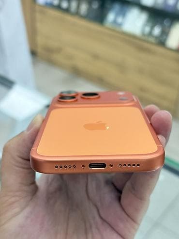 iphone 12 pro ош: IPhone 17 Pro, Б/у, 512 ГБ, Оранжевый, Защитное стекло, Чехол, 99 % — 3
