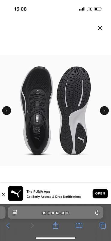 спортивный вещи: Пума 🇺🇸кроссовки 
Оригинал 💯 
Размеры 37-23.5см
39-25см, 
40-25,5см — 1