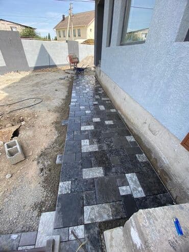 услуги укладка брусчатки: Укладка брусчатки Гарантия, Монтаж, Бесплатная консультация Больше 6 лет опыта — 1