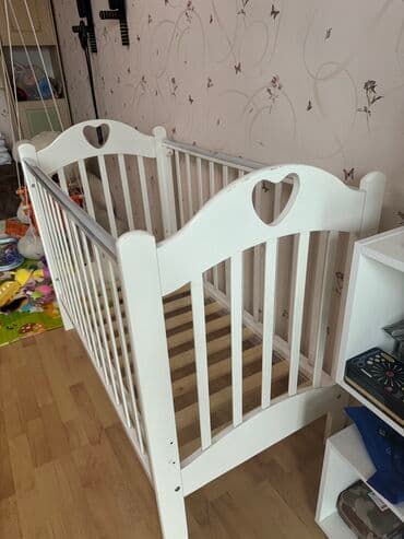 детский кровать двухъярусный: Детская односпальная кровать, Б/у, Для девочки, Для мальчика, С матрасом — 3