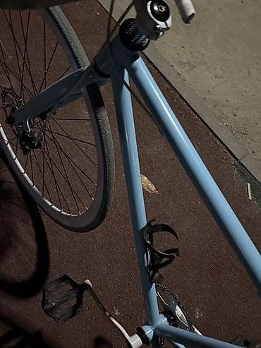 speedone frame: Шоссейный велосипед с рулём-бараном, окраска небесно‑голубая - Рама — 5