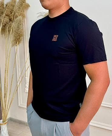 Эркектер кийими: Эркектердин футболкасы, M, L, XL, Emporio Armani, Жаңы, түсү - Күрөң — 2