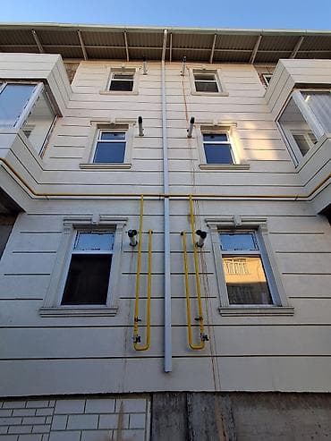 битон куйабыз: Газдаштыруу, Газ түтүгүн орнотуу — 1