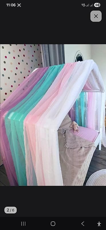 Керебеттер: Балдахин на детскую кроватку-домик. - Тип: балдахин для кровати в — 2