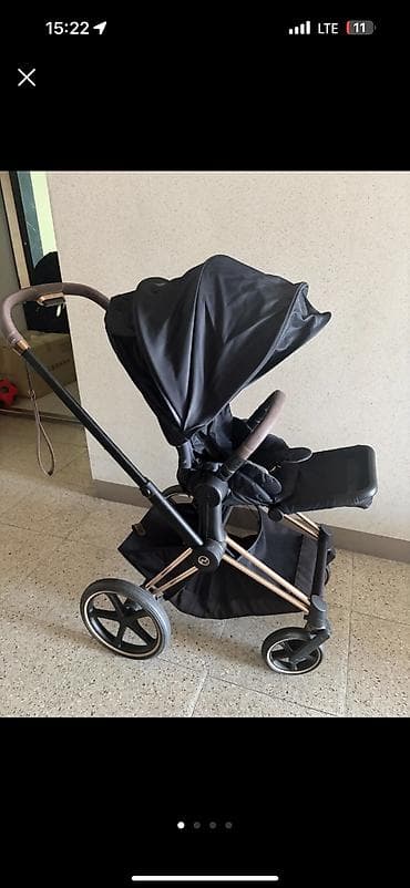 коляски cybex: Коляска, Cybex, цвет - Черный, Б/у — 4