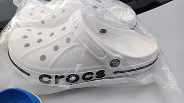 обувь для школы: Босоножки, 36, Crocs, Новый, цвет - Белый, Платная доставка — 6