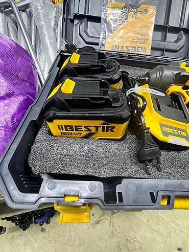 темир тапкыч: Аккумуляторный ударный гайковерт BESTIR (Brushless) в кейсе — 1