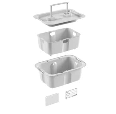 зуботехнические оборудование: Ёмкости для дезинфекции / Контейнеры для дезинфекции инструментов / — 3