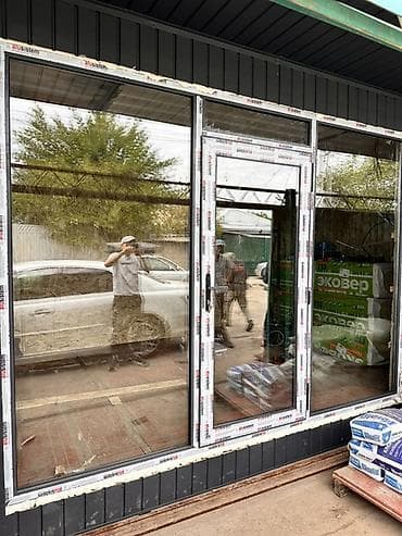 окна алюминиевые бишкек: Алюминиевое окно на заказ, Тип окна: Витражные, Панорамные, Фасадные, Декоративные особенности: Фрамуга, Бесплатная установка, В рассрочку — 3