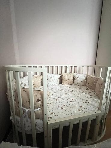 7в1: Детская кровать трансформер, Другой тип, цвет - Белый — 1