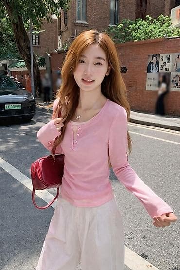 рубашка с капюшоном мужская: Лонгслив, цвет - Розовый, XL — 1