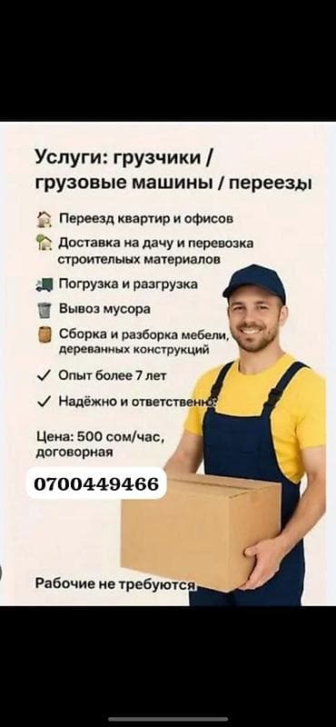 Грузчик. Больше 6 лет опыта