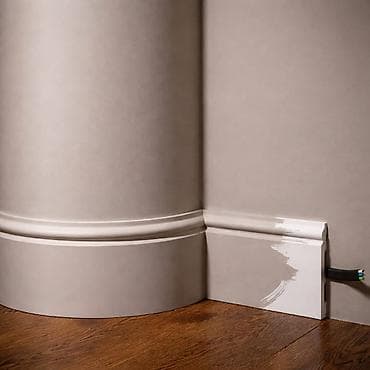 цена обоев: Гибкий плинтус ИССЫК-КУЛЬ 🇰🇬 - Размер профиля: высота 100 мм толщина — 2