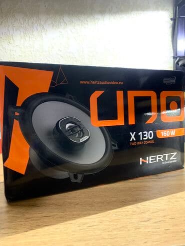 машны: Коаксильная АС Hertz Uno X 130 - это комплект автомобильной акустики — 5