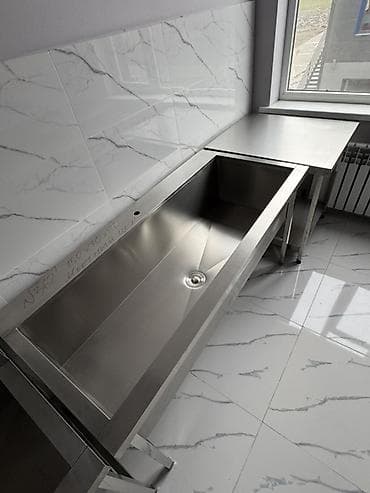 шланги 150: Промышленные моечные ванны и столы из нержавеющей стали, стеллажи,стол — 2