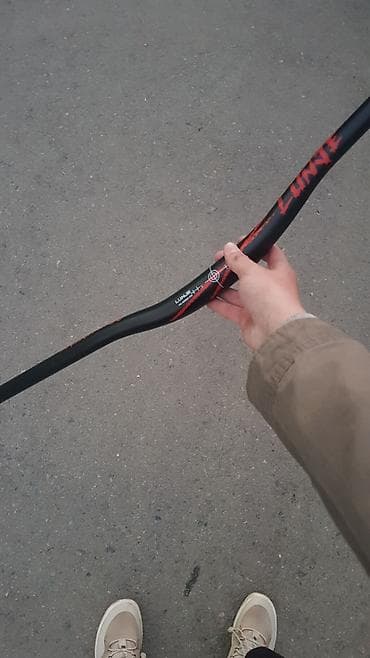 велик фикс цена: Руль для горного/дёрт-байка LUNJE - Материал: алюминий (легкосплав) — 1